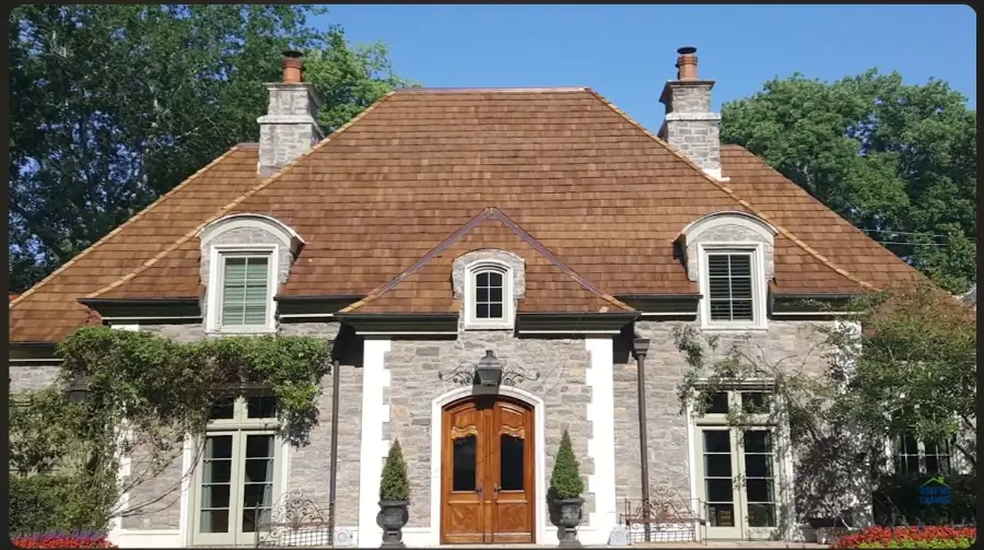 front view of cedar shake roofer in muskoka 